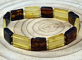 Litvanya Damla Kehribar Rolex Bileklik