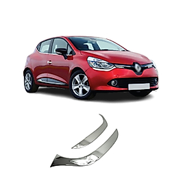 Renault Clio 4 HB Krom Far Kaşı (2Parça) 2012-2016 Arası P.Çelik