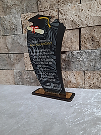 Kepli Desenli Plaket