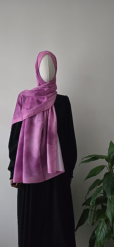 Duman Desenli Soft Şal