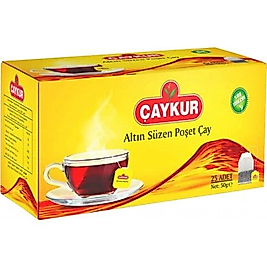 ÇAYKUR ALTIN SÜZME BAR. 25`LI 50GR