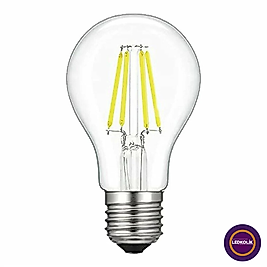 Ldk-261 6w E27 A60 Şeffaf Cam Rustik  (10 Adet)
