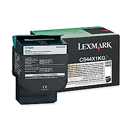 Lexmark C544X1KG - Ekstra Yüksek Kapasiteli Siyah Toner Orjınal