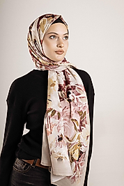 FLOOR İPEK ŞAL İTALYAN DİKİŞİ DESEN-2