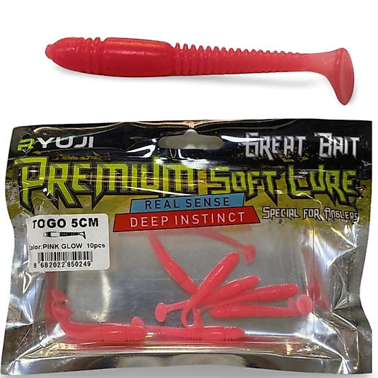 Ryuji Togo 5 cm Lrf Silikon Yem 10 Adet (Pembe)