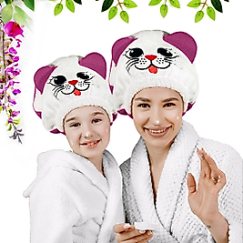 Saç Kurulama Havlusu Banyo Duş Bonesi