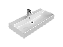 TURKUAZ Etajerli Lavabo, Pinto, 100x47 cm