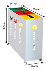 Geri Dönüşüm Kovası Boyalı 3'lü ( KDV DAHİL )