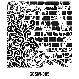 GRUNGE STENCIL MİNİ GCSM-005 25X25