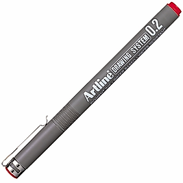 ARTLINE ÇİZİM KALEMİ DRAWING SYSTEM 232 0.2 KIRMIZI A-EK-232 RED