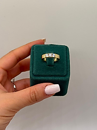 Taş Şeritli Klasik Xuping Yüzük