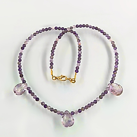 AMETİST CARVING GERDANLIK