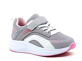 Kız Çocuk Cırtlı Anorak Spor Ayakkabı Pembe