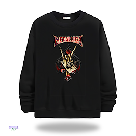 Metallica Model Bisiklet Yaka Erkek kadın Slimfit Sweatshirt
