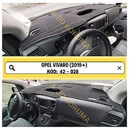 Opel Zafira 2020+ Konsol Torpido 3D Koruma
