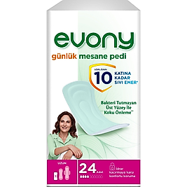 EVONY Günlük Mesane Pedi Uzun 24'Lü