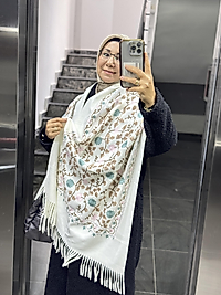 İthal kaşmir omuz şalı