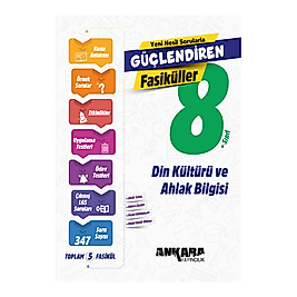 Ankara Yayıncılık 8. Sınıf Din Kültürü ve Ahlak Bilgisi Güçlendiren SET Fasiküller