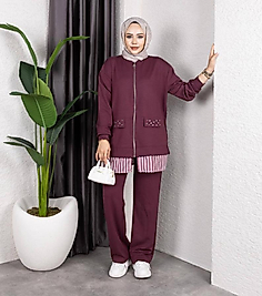 GÖMLEK DETAYLI TAŞLI TAKIM