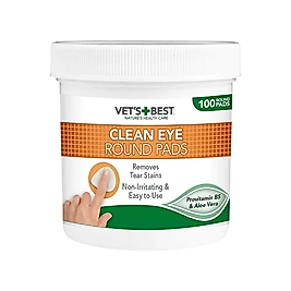 VET'S BEST Kedi ve Köpekler için Aloe Vera Özlü Göz Temizleme Pedi (100'lü)