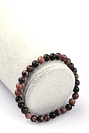 Rodonit Doğaltaş Bileklik 6 mm Küre