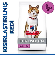 Hills Ördekli Kısırlaştırılmış Kedi Maması 8+2 10 kg