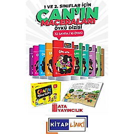 Can'ın Maceraları Öykü Dizisi  32 sayfalık 10 Kitap 1. ve 2. sınıflar için Ata Yayıncılık