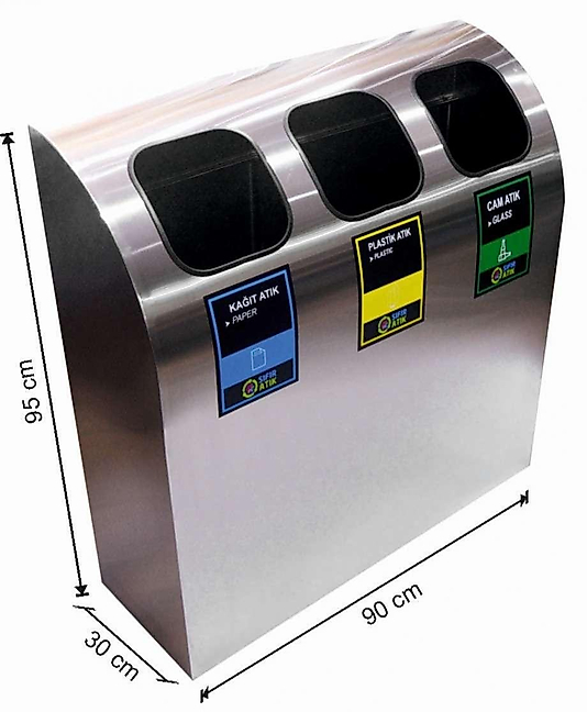 GERİ DÖNÜŞÜM SETİ İÇ KOVALI ÜÇLÜ ( KDV DAHİL )