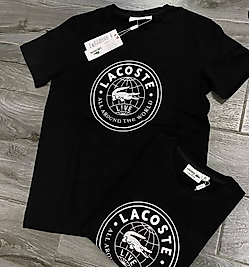 Lacoste dünya baskılı Live T-shirt
