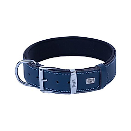 Doggie Yumuşak Dokulu Sade Köpek Boyun Tasması Mavi Xs (2,5 x 37-45 cm)