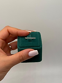 Xuping Minimal Taşlı İnce Yüzük