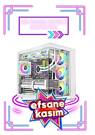 AMD RYZEN 7 7800X3D-RTX5070 12GB- 32GB RAM-1 TB M2SSD-360MM SIVI SOĞUTMA-BEYAZ AKVARYU KASA