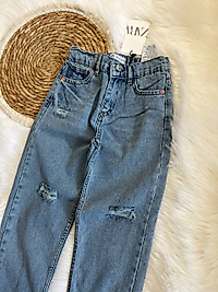 DISTRESSED BAGGY JEAN