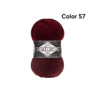 ALİZE SUPERLANA MİDİ COLOR 57-BORDO