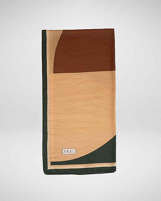 Spring Eşarp Yeni Desen Geometrik Desen