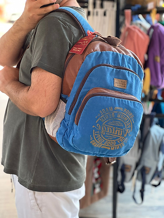 Old Cotton Cargo 7184 D Revilla Çok Bölmeli Günlük Sırt Çantası
