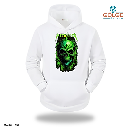 Metallica Model Slimfit Kapüşönlu Hoodie Erkek kadın Sweatshirt