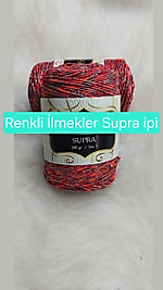 Supra İpi Ebruli Sİmli Düz Renkler 200gr