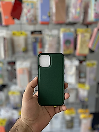 iPhone 12 - 12 Pro Uyumlu Soft Deri Telefon Kılıfı