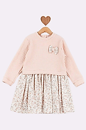 Kız Çocuk 2-5 Yaş Üstü Triko Elbise