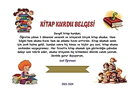 KİTAP KURDU BELGESİ