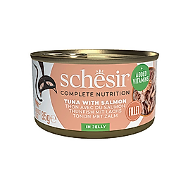 Schesir Ton Balıklı ve Somonlu Konserve Kedi Maması (85 g)