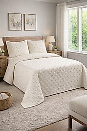 PONPON ÇİFT KİŞİLİK PİKE TAKIMI