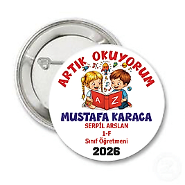 ARTIK OKUYORUM ROZETİ