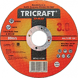 TRİCRAFT 3307 115 X 3 X 22 mm METAL KESİCİ TAŞ