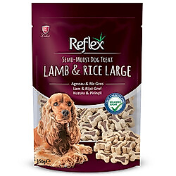 Reflex Large Kuzulu ve Pirinçli Kemikler Küçük ve Orta Irk Köpek Ödülü 150 Gr