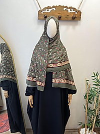 Mekka Haki Desenli Şal