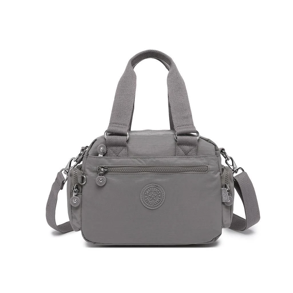 Smart Bags Krinkıl Omuz Çantası - Gri