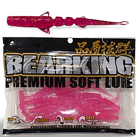 Katta Bearking Lrf Silikon Yem 6,5 cm 20 Adet (Pembe Simli)