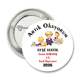 ARTIK OKUYORUM ROZETİ
